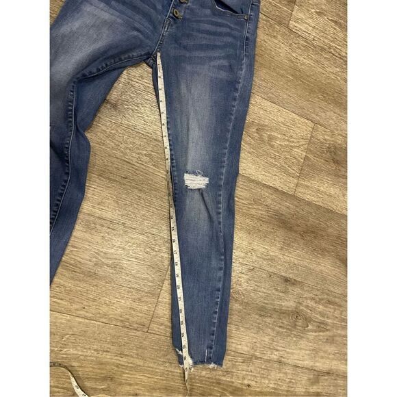 KanCan Skinny High Waisted Multi Button Size 7/27 - Picture 5 of 6